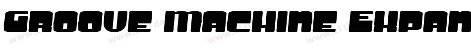 Groove Machine Expanded Bold字体转换